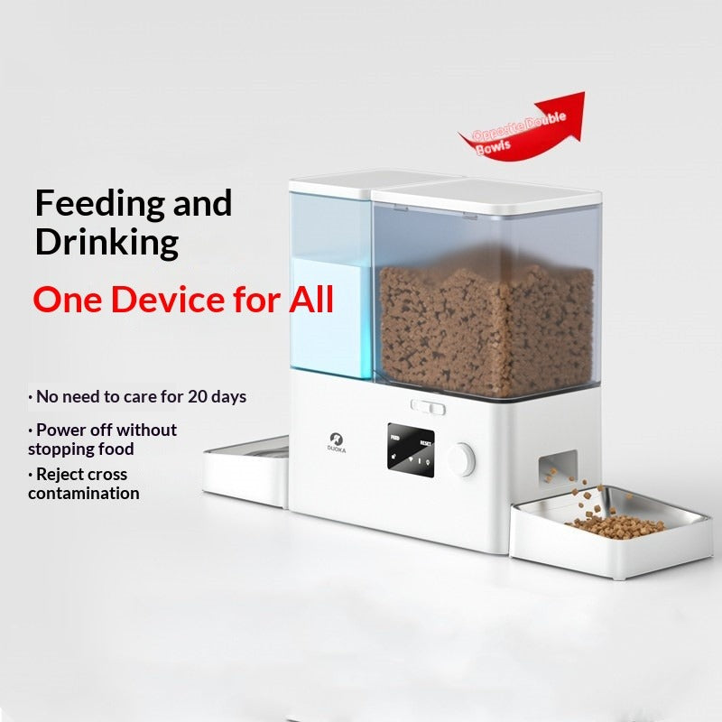 Automatic Cat and Dog Feeder with Food & Water Dispensing